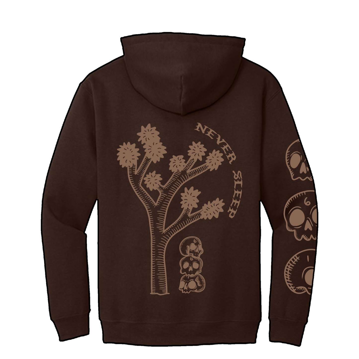 "Joshua Tree" Brown Hoodie