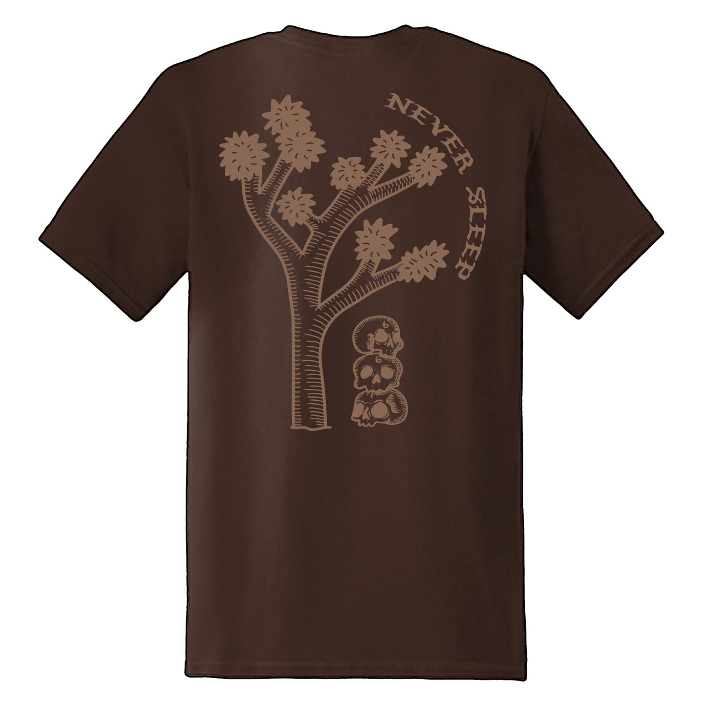 "Joshua Tree" Brown Short Sleeve