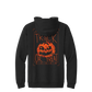 "Trick Or Treat" Black Zip Up Hoodie