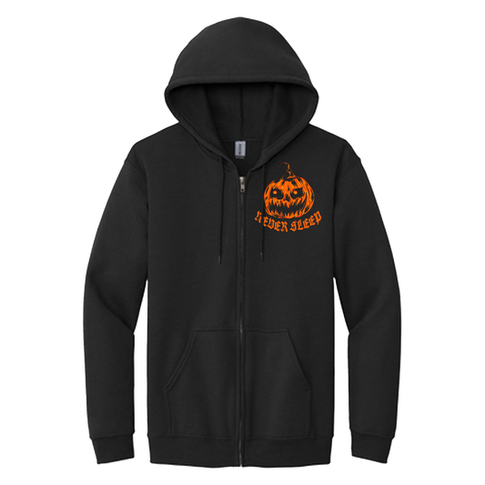 "Trick Or Treat" Black Zip Up Hoodie