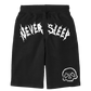 "Skull" Black Shorts