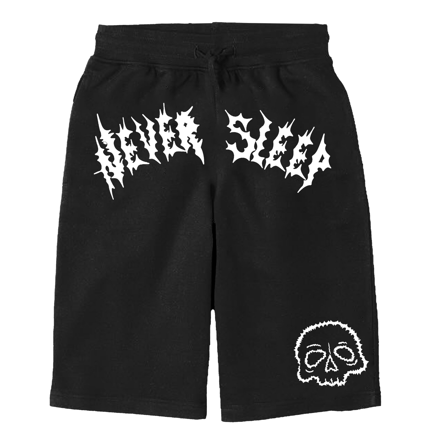 "Skull" Black Shorts