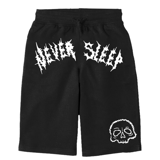 "Skull" Black Shorts